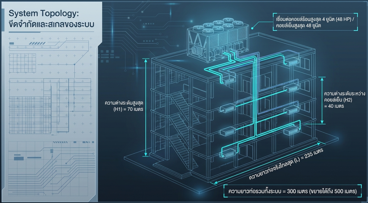Timeline หลักการทำงานของระบบ VRF Variable Refrigerant Flow